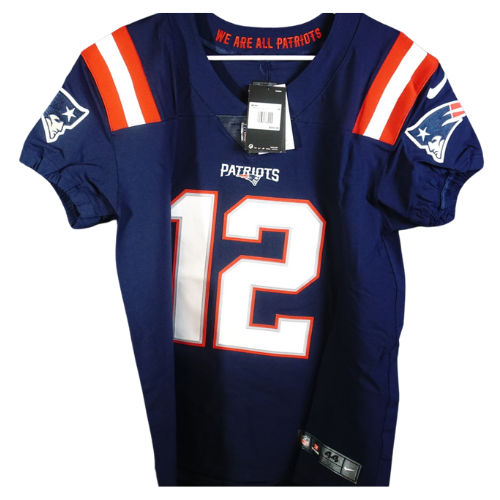 Signed New England Patriots Football Jersey | #12 Tom Brady