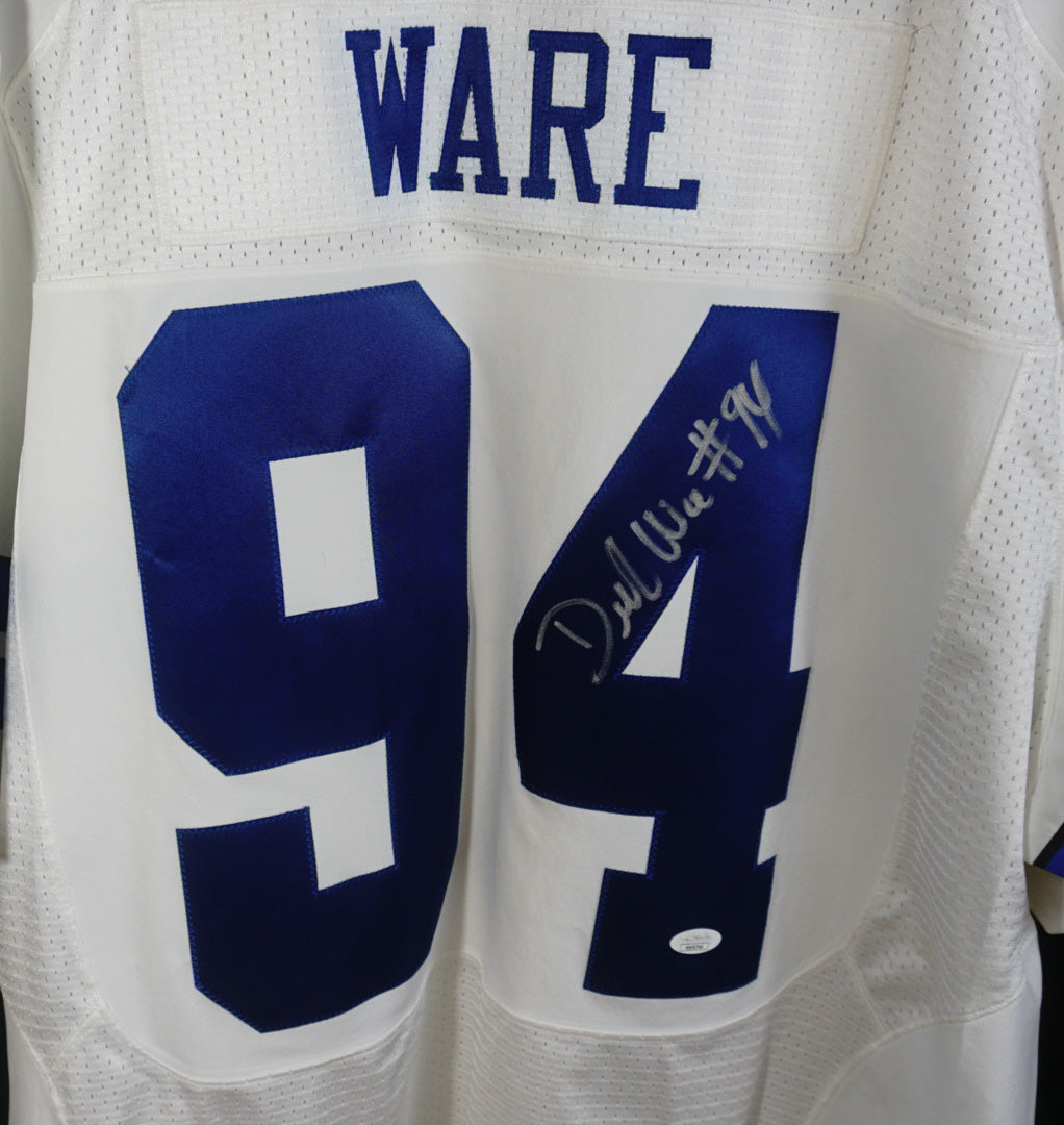 Signed Dallas Cowboys White Nike Football Jersey | #94 DeMarcus Ware