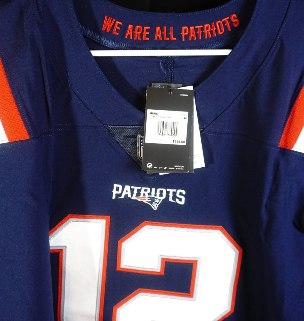 Signed New England Patriots Football Jersey | #12 Tom Brady