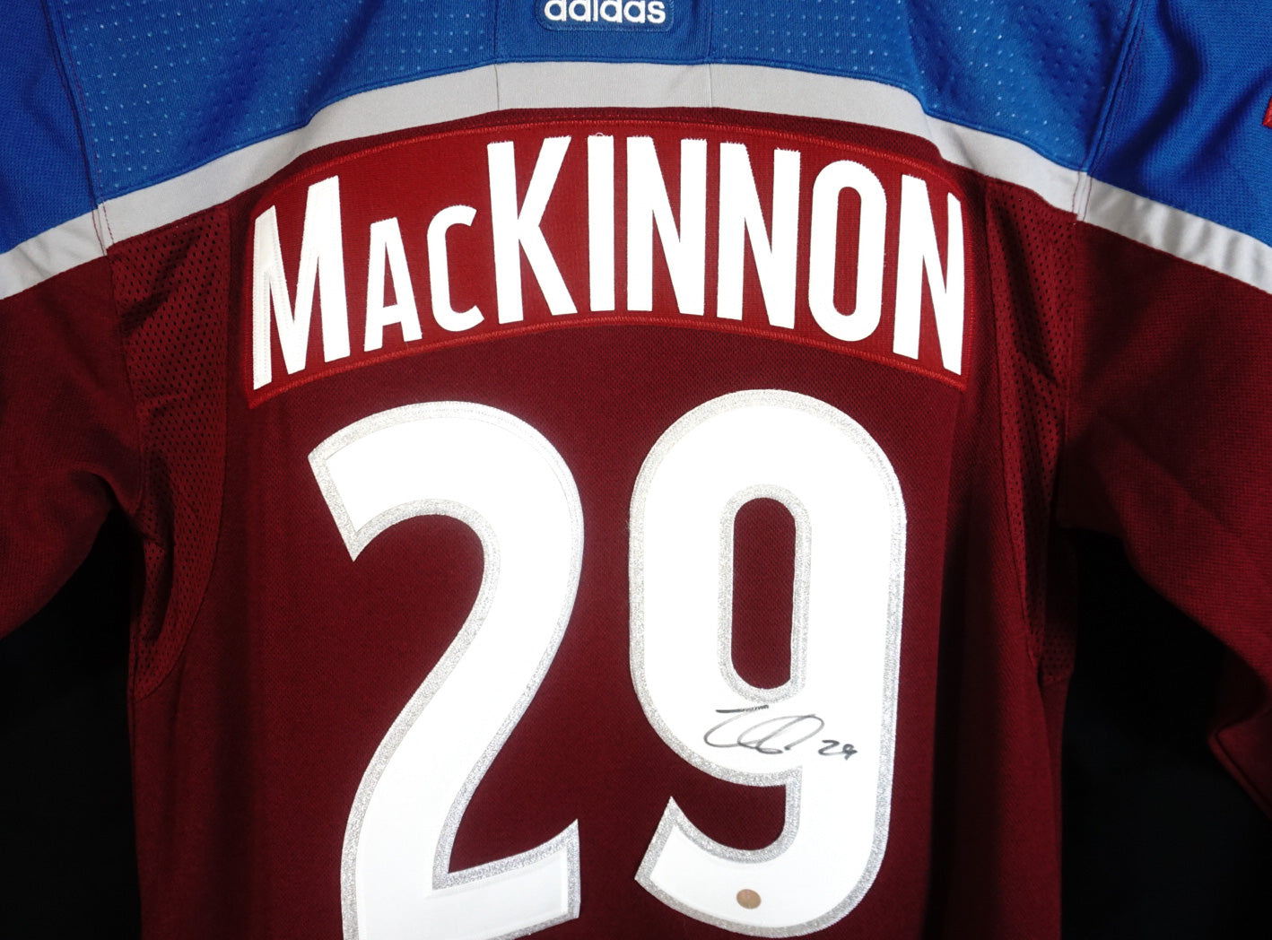 Signed Colorado Avalanche Hockey Jersey | #29 Nathan MacKinnon