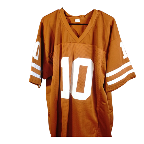 Signed Texas Longhorns  College Football Jersey | #10 Vince Young