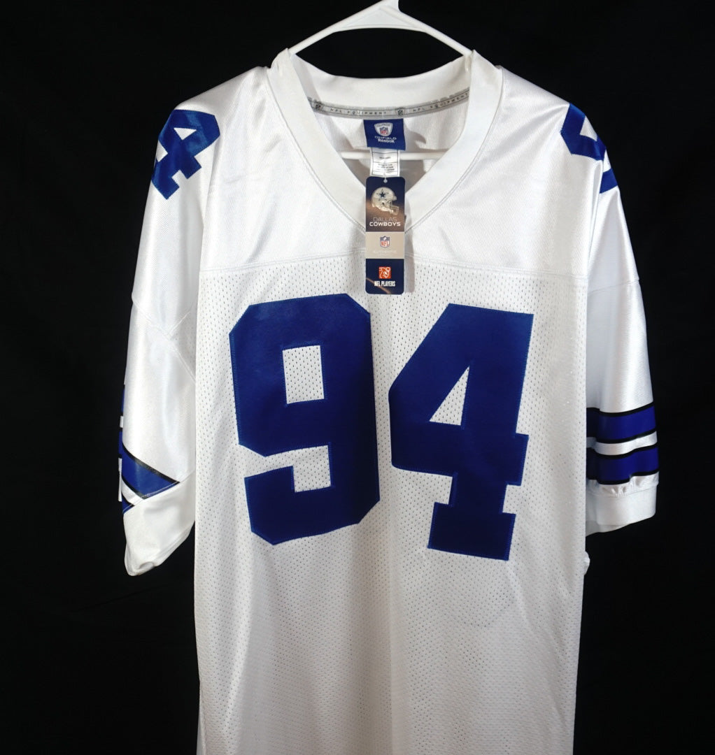 Signed Dallas Cowboys White Reebok Football Jersey | #94 DeMarcus Ware