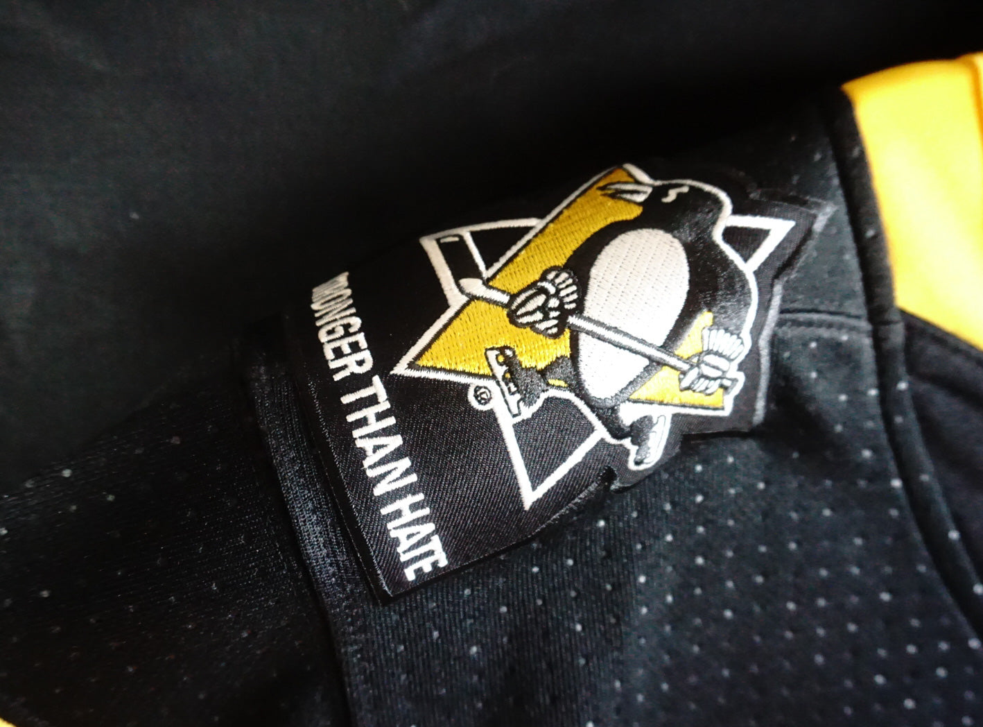 Camiseta de hockey de los Pittsburg Penguins firmada por Sidney Crosby, n.° 87