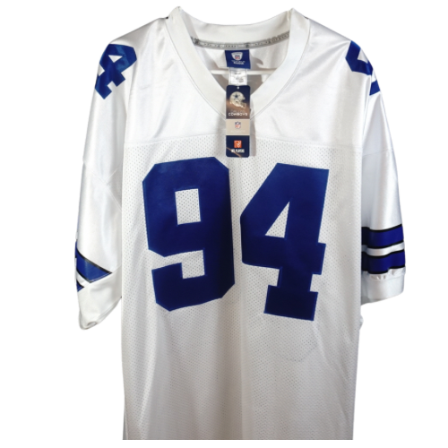 Signed Dallas Cowboys White Reebok Football Jersey | #94 DeMarcus Ware